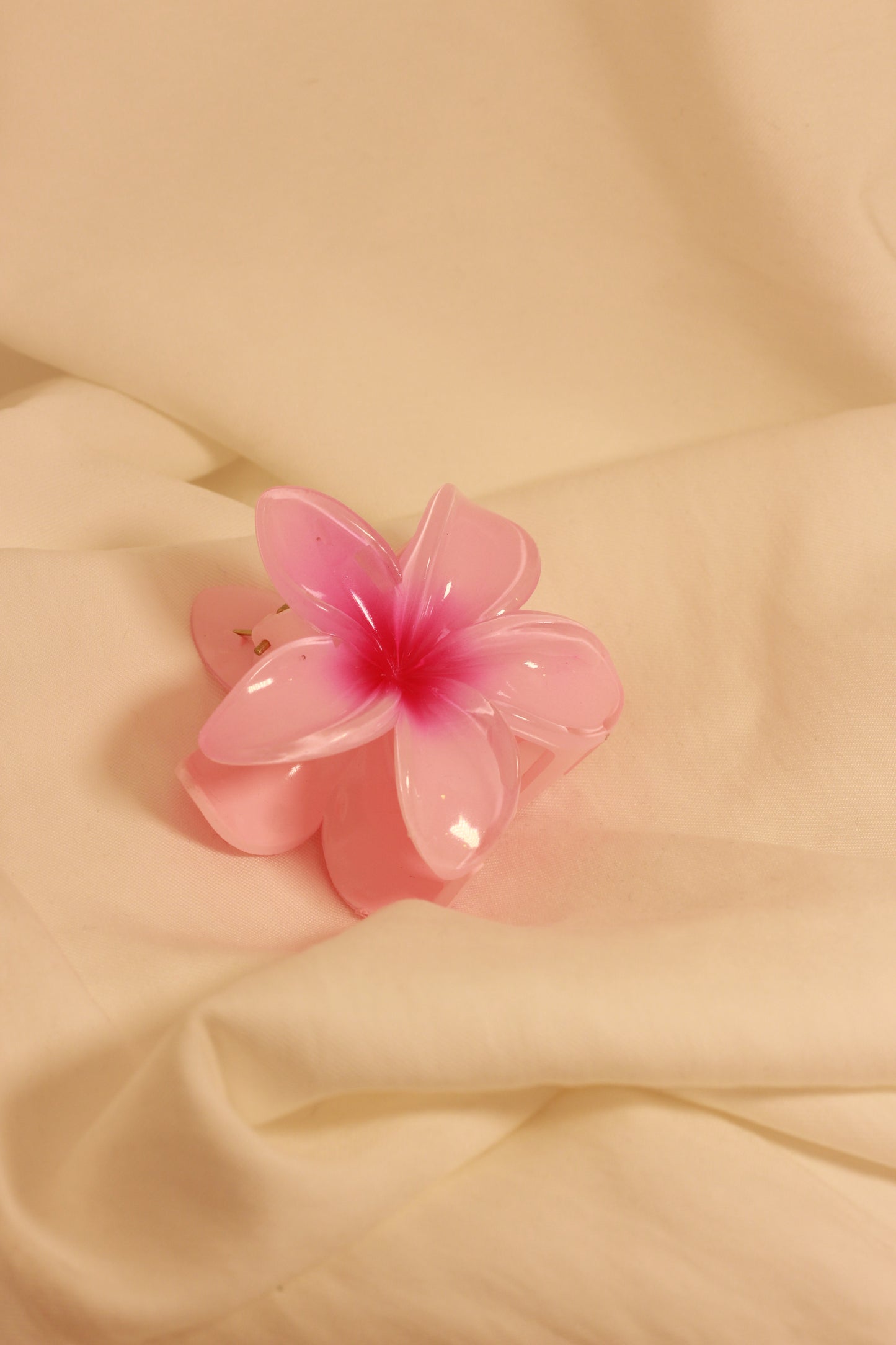 Piranha de Flor Rosa Claro