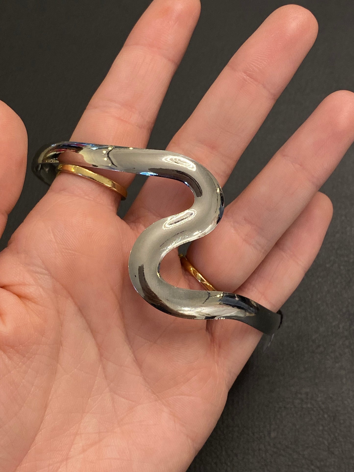 Bracelete prata onda