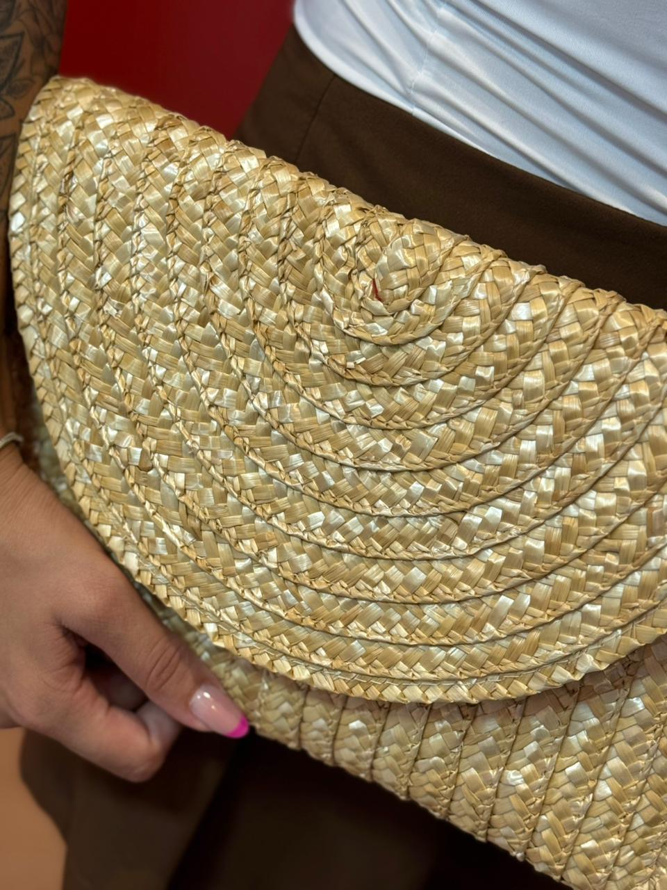 Bolsa Carteira de Palha