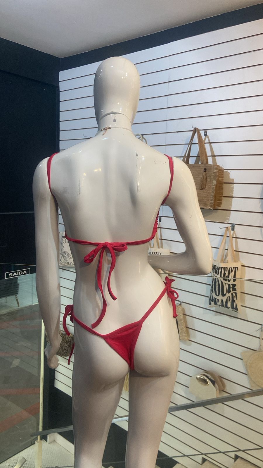 Biquíni Rosa Pink com Detalhe Estrela-do-Mar