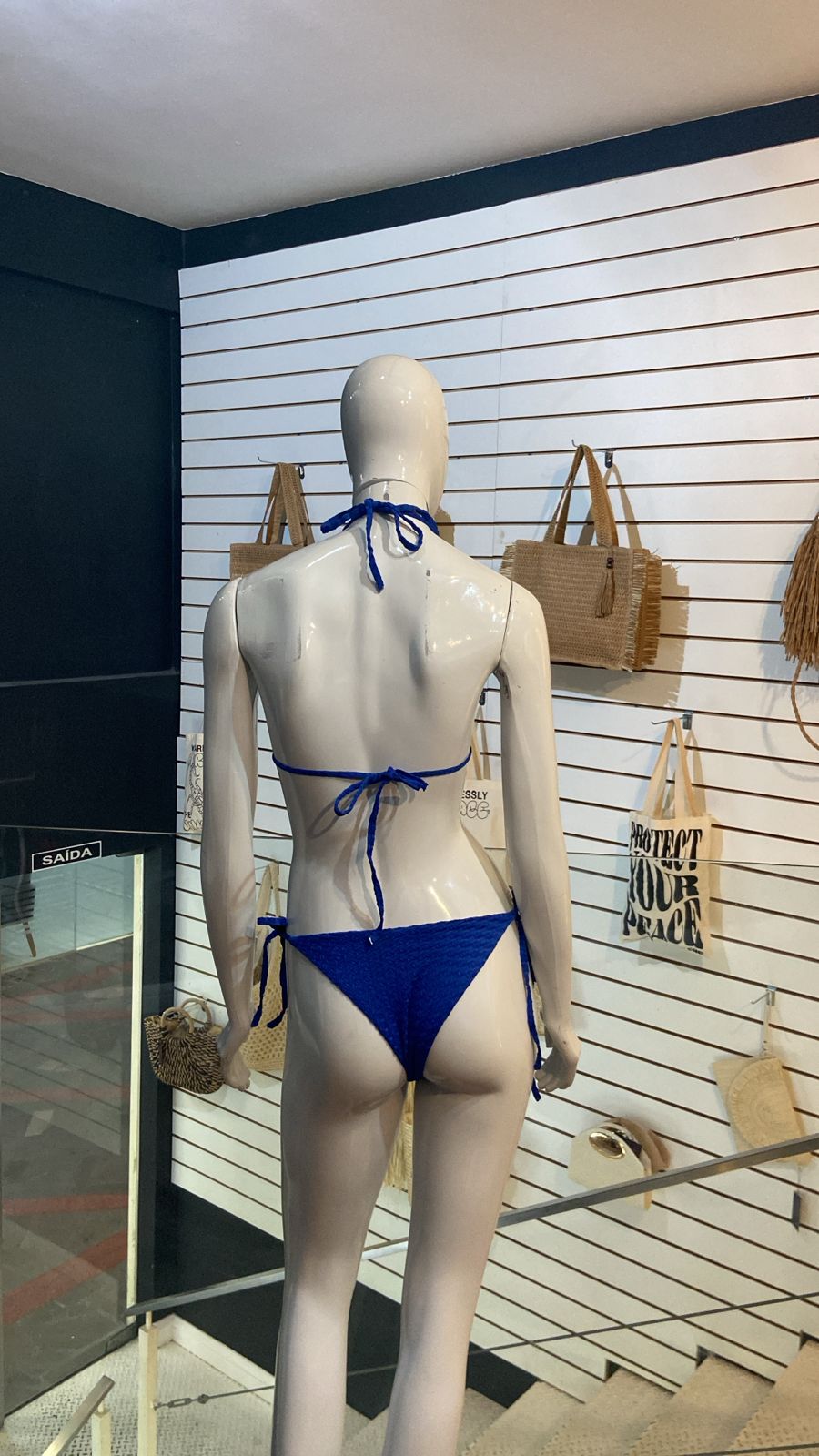 Biquíni Texturizado Azul Royal