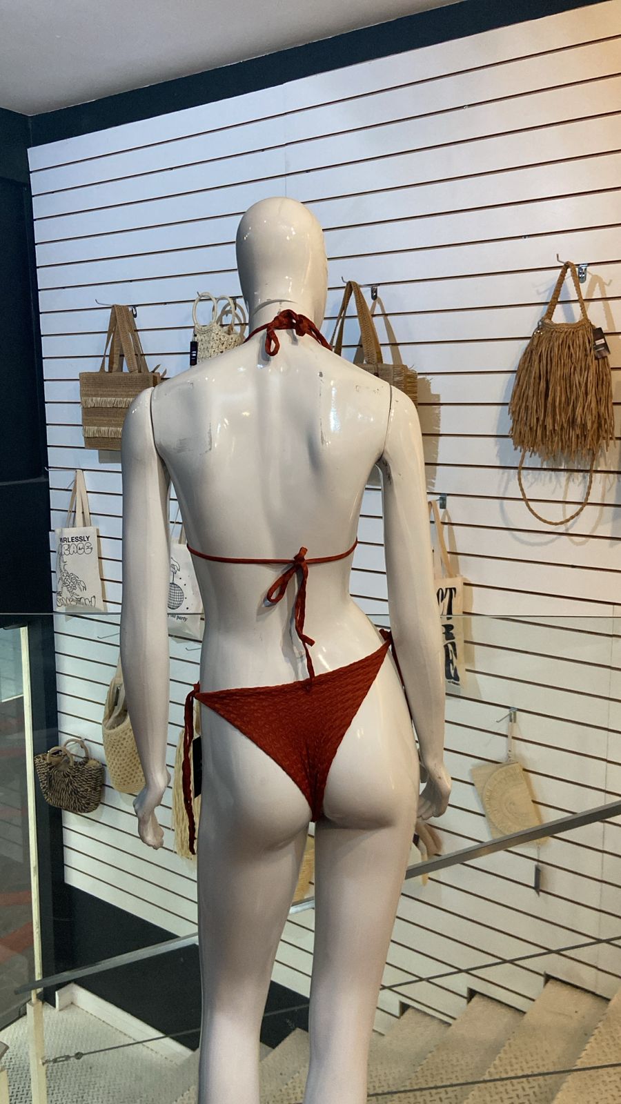 Biquíni Texturizado Terracota