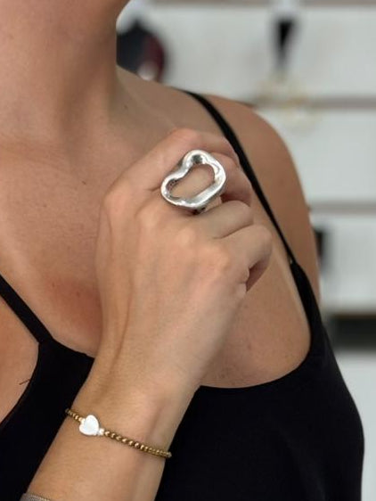 Anel Prata Orgânico