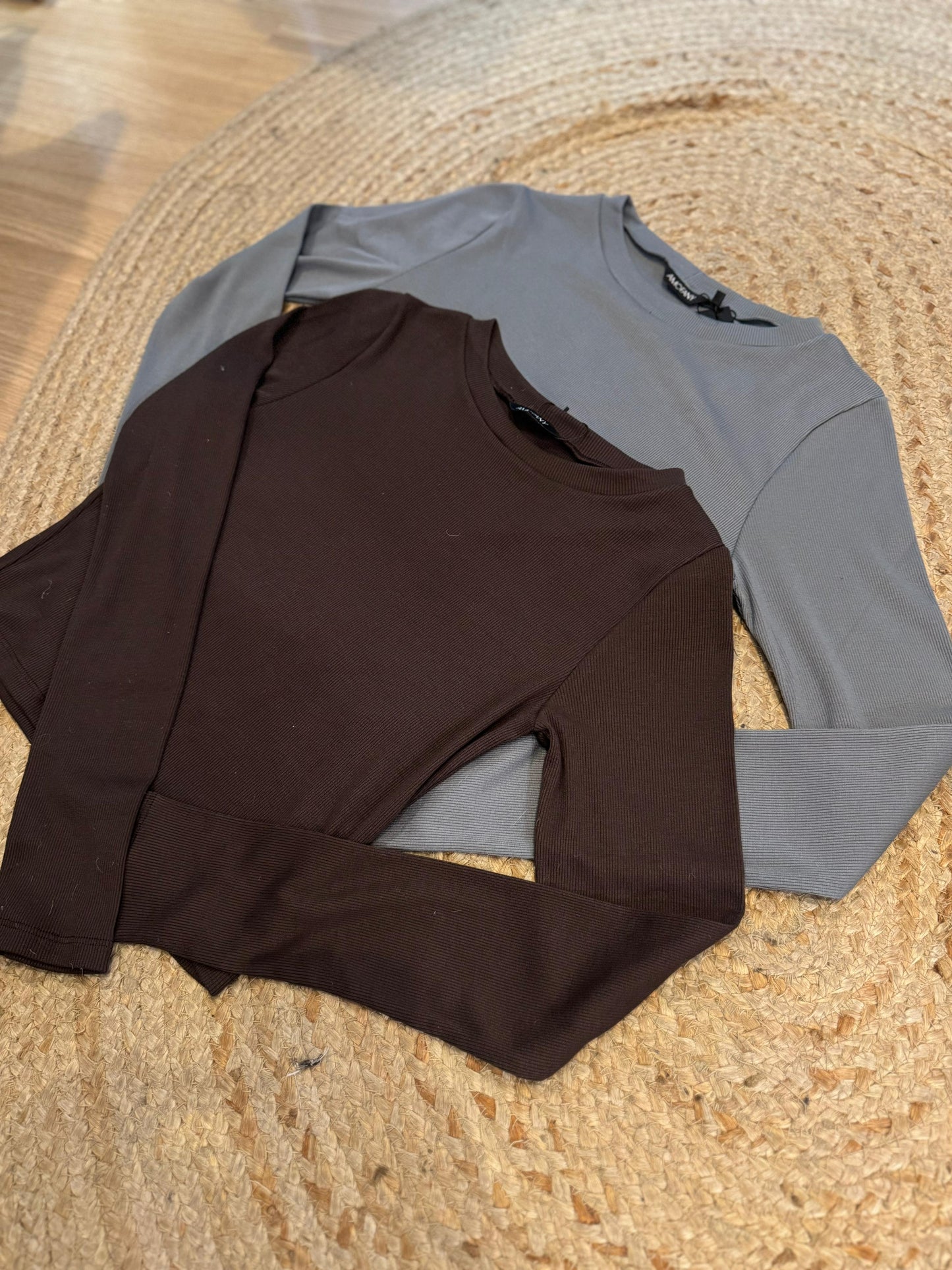 Cropped básico canelado