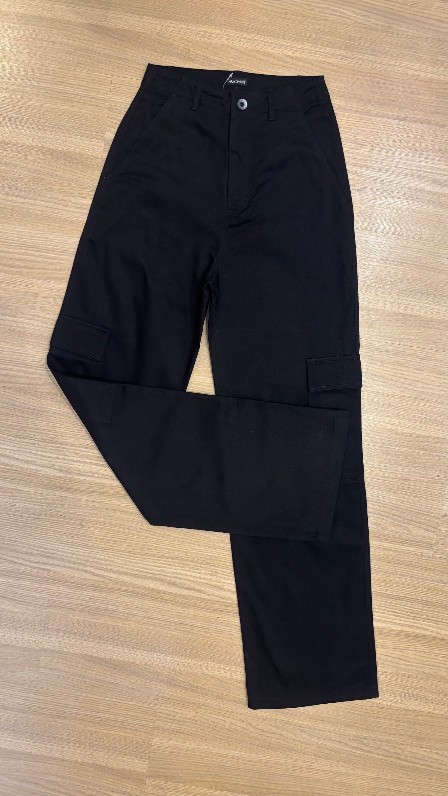 Calça cargo cinza escuro