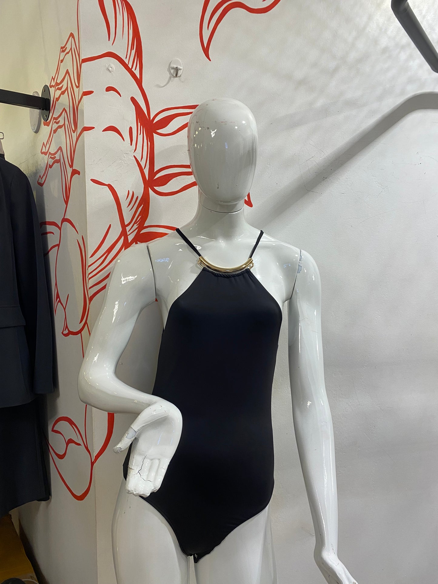 Body Noir Douré Preto