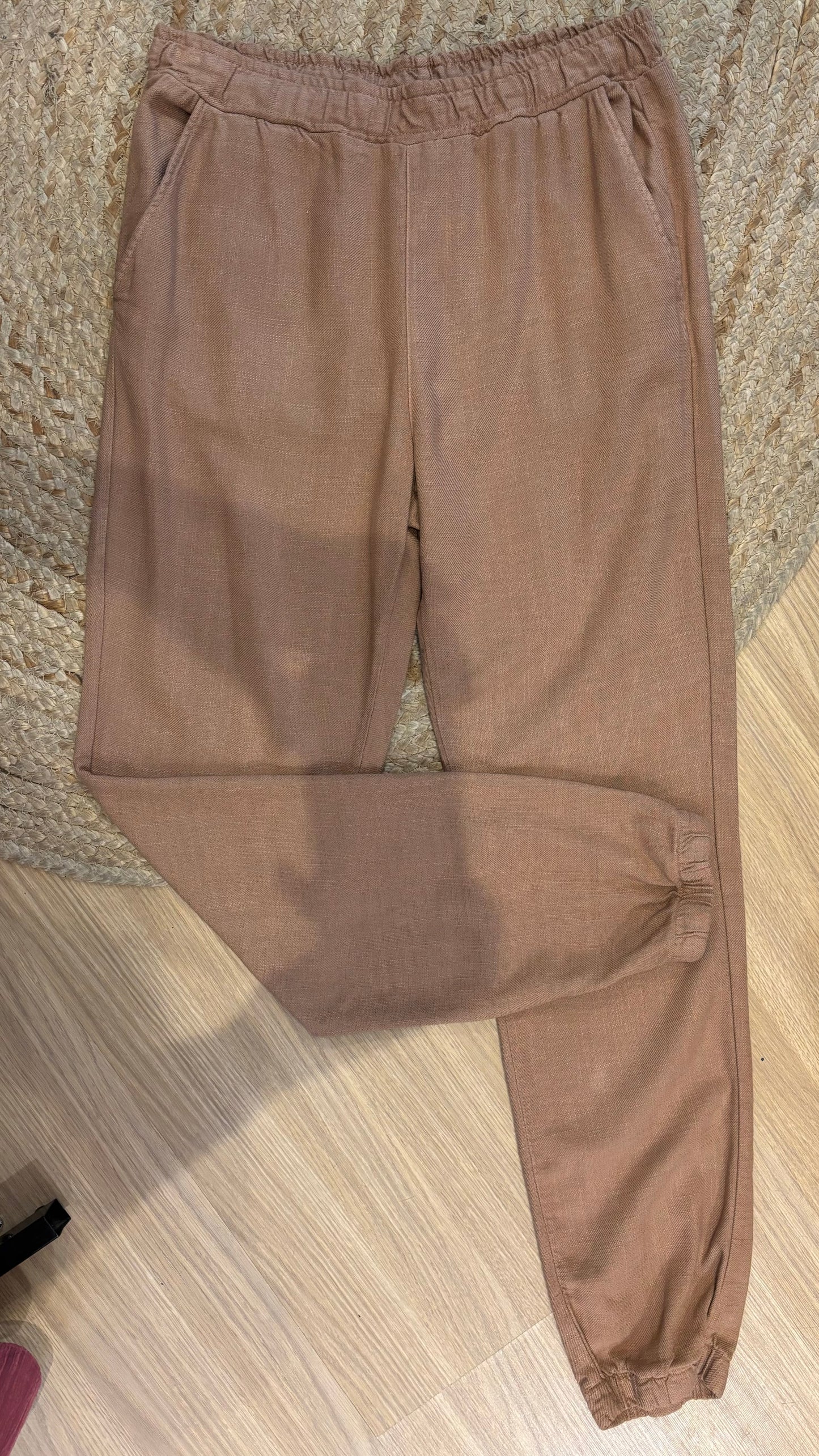 Calça jogger marrom