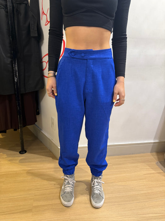 Calça jogger azul