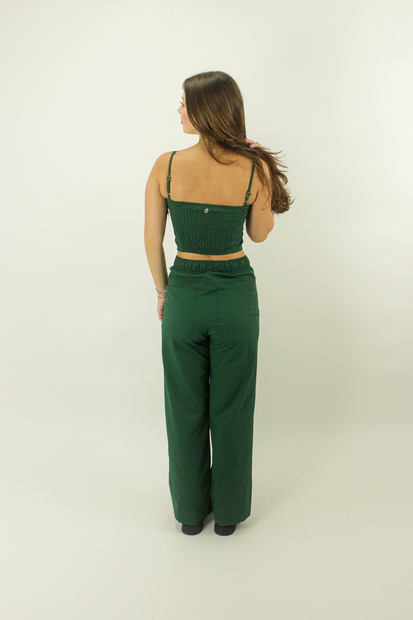 Calça verde bandeira