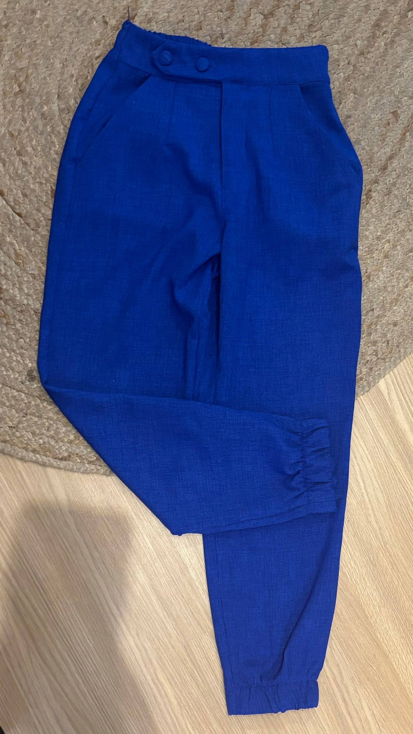 Calça jogger azul