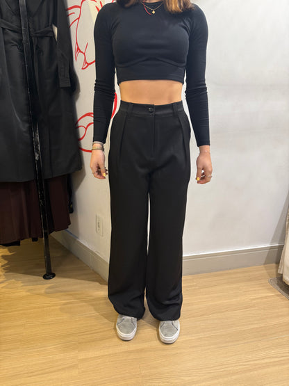 Calça alfaiataria preta