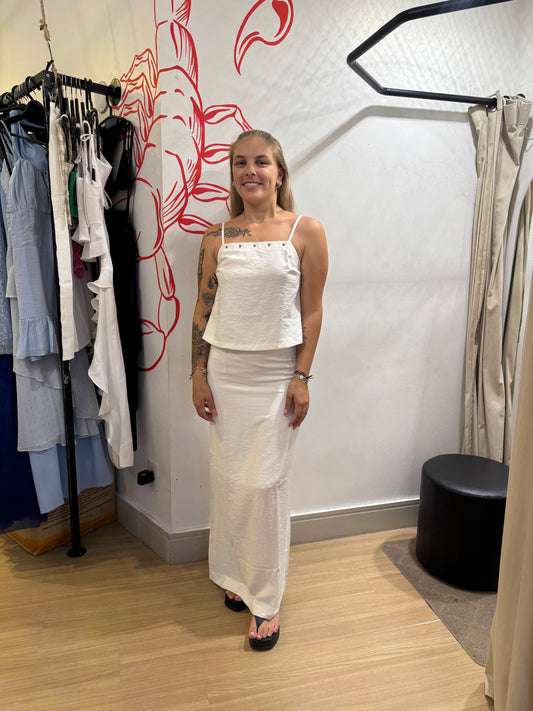 Saia Longa Branca