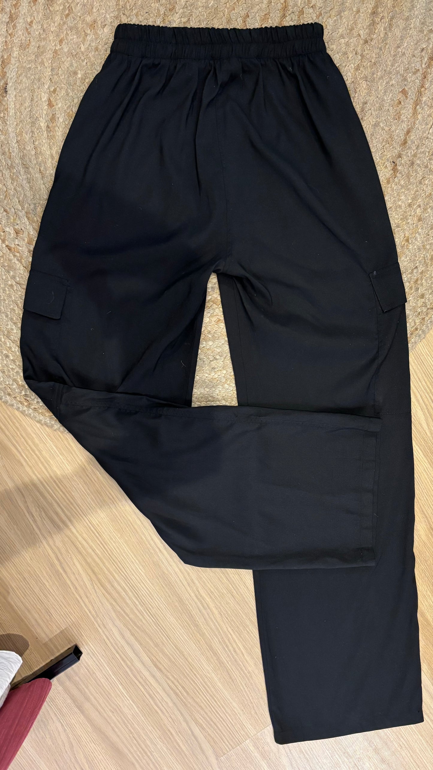 Calça cargo tecido