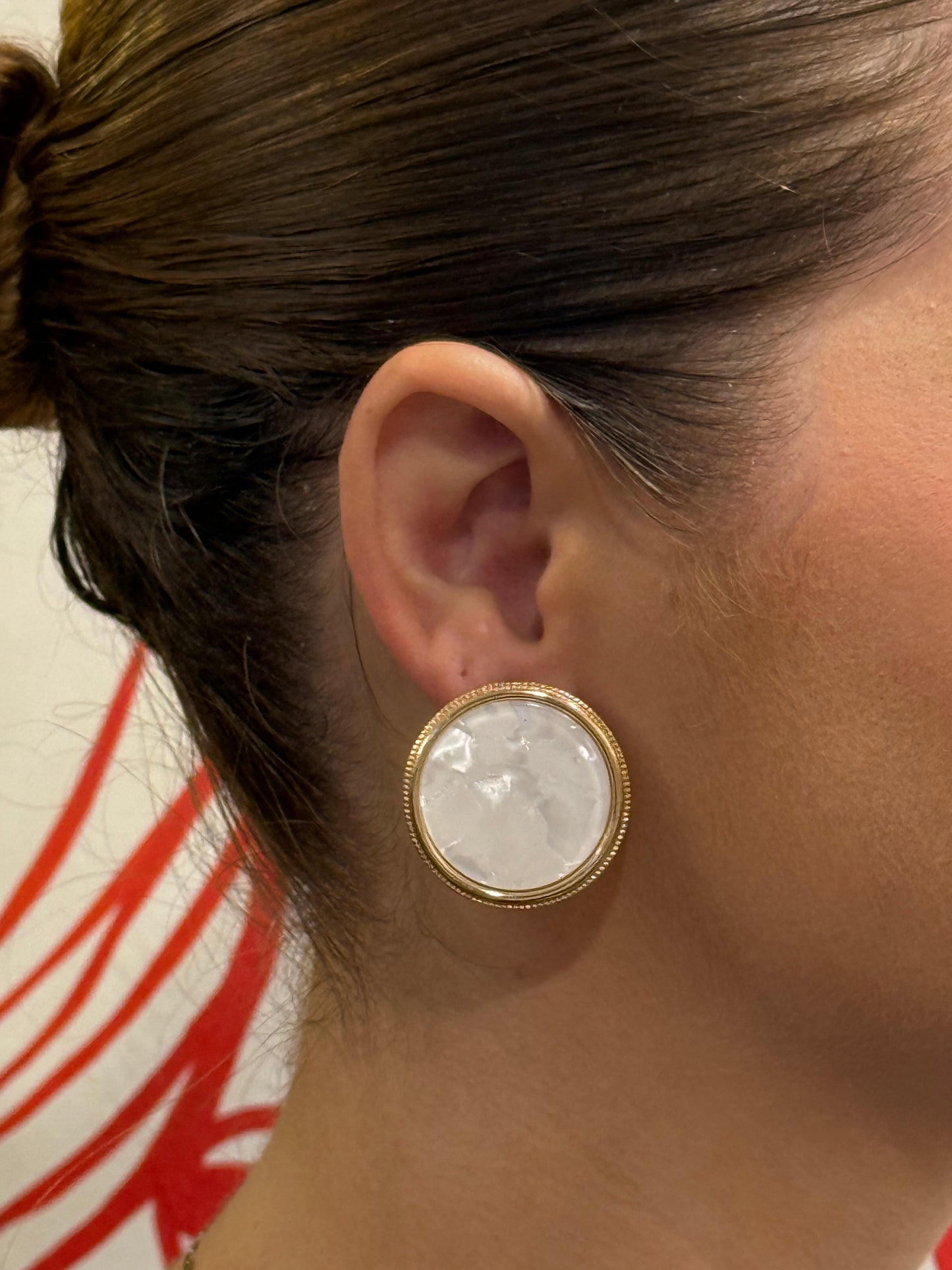 Brinco Redondo Perolado