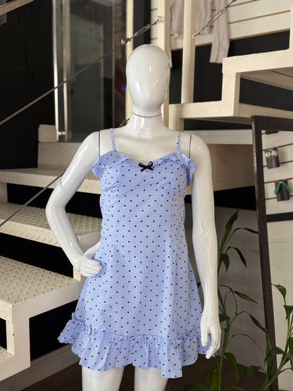 Vestido Xadrez Com Coração