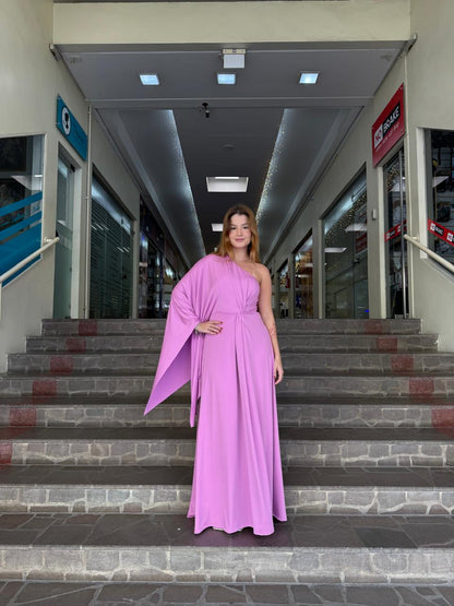 Vestido Longo Um Ombro Só