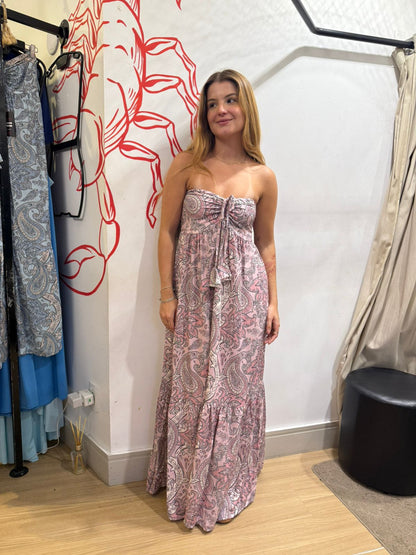 Vestido Longo estampa Paisley