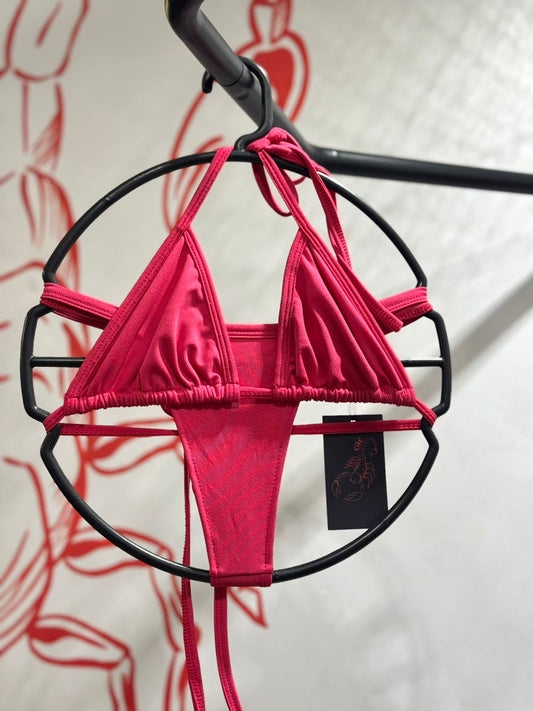Biquíni Cortininha Rosa Pink