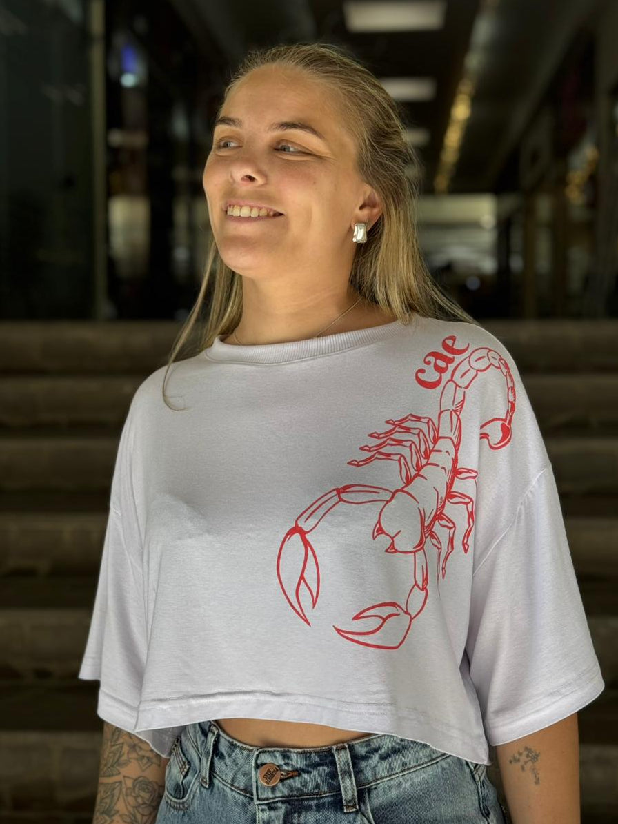 Cropped  Branco Over Cae