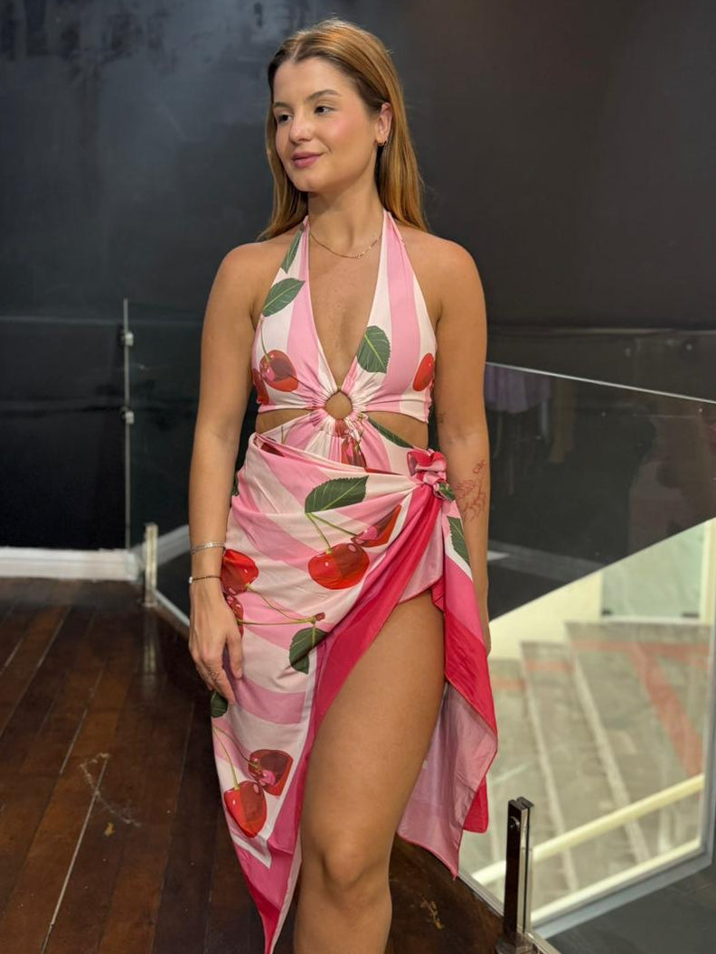 Conjunto  Estampa de Cereja