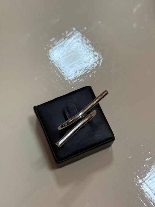 Anel Prateado Minimal