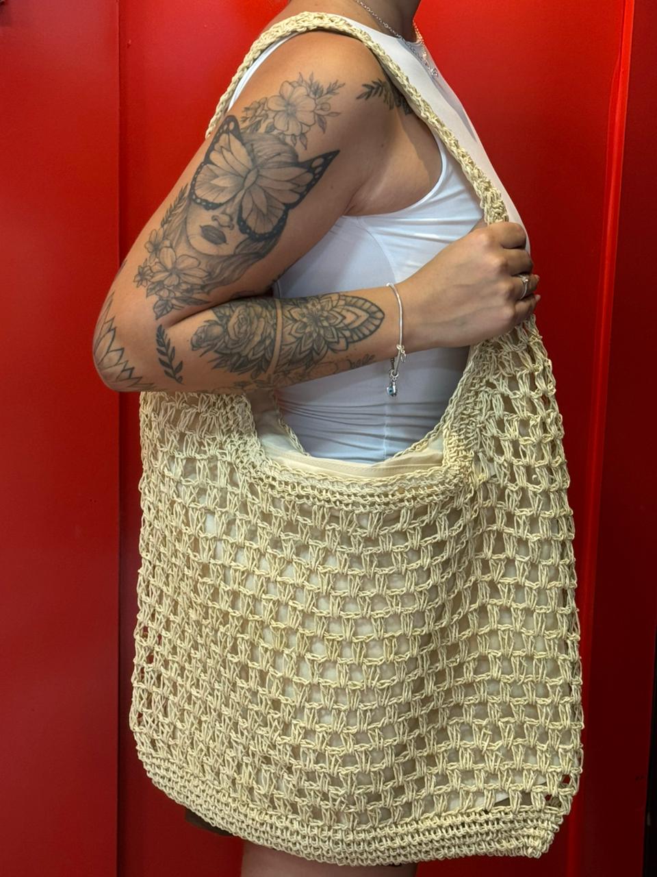 Bolsa Grande de Crochê