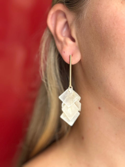 Brinco Geométrico Off-White