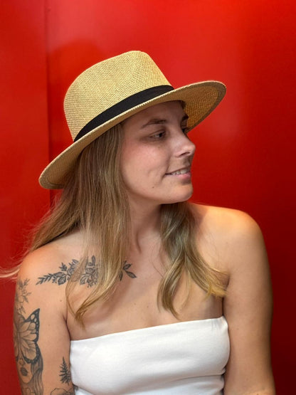 Chapéu Panamá Faixa Preta