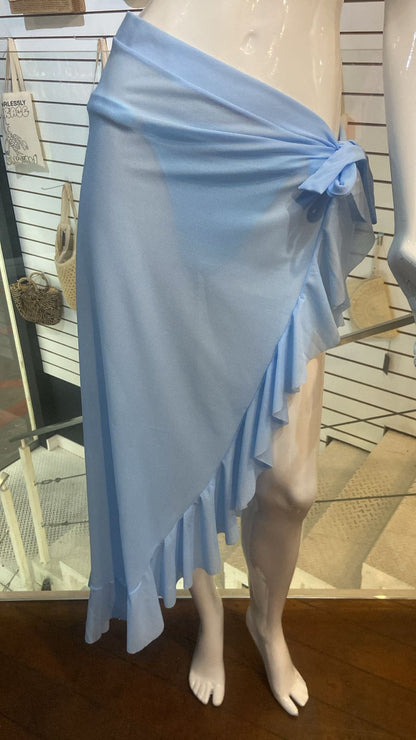 Pareô Assimétrico com Babado