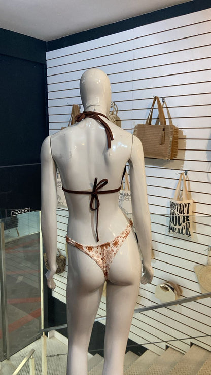 Biquíni Cortininha Estampa Coconut