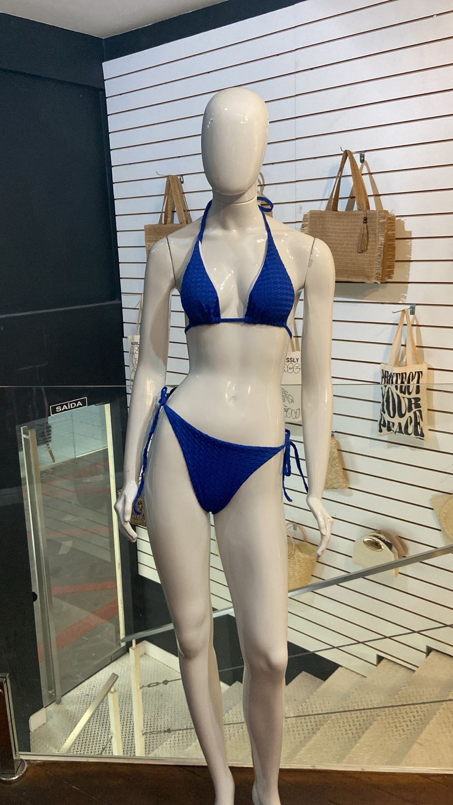 Biquíni  Texturizado Azul Royal