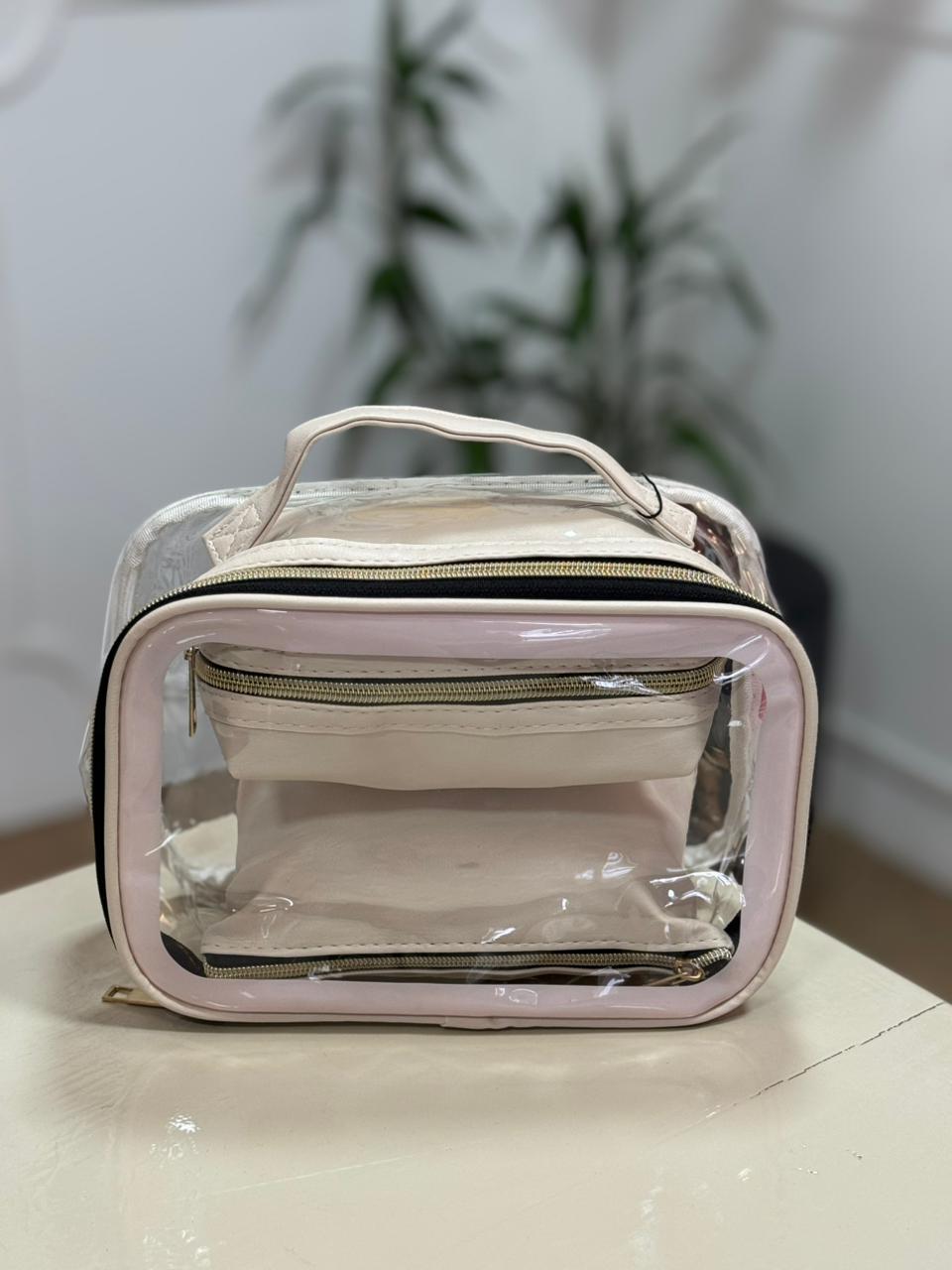 Kit Necessaire 3 Peças Nude