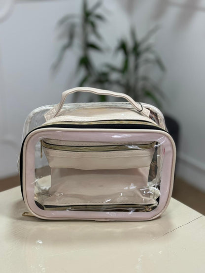 Kit Necessaire 3 Peças Nude