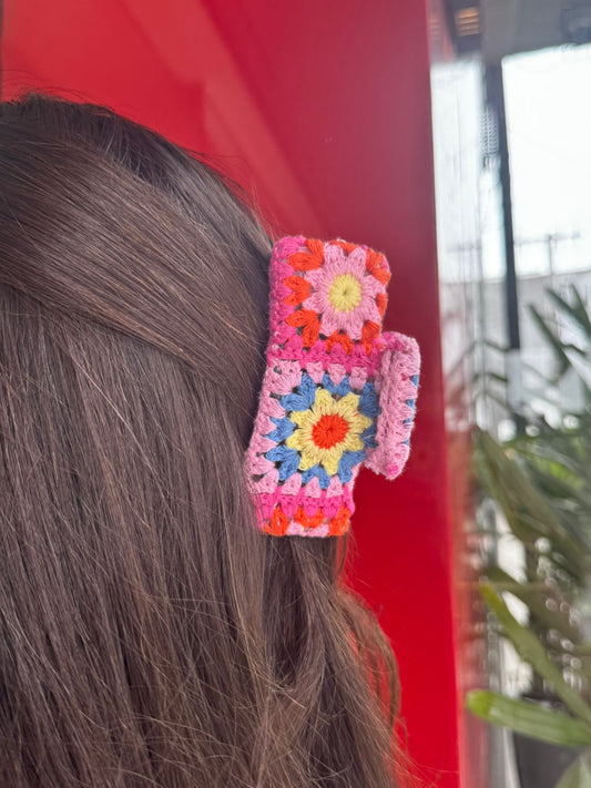 Piranha de Cabelo colorida Crochet