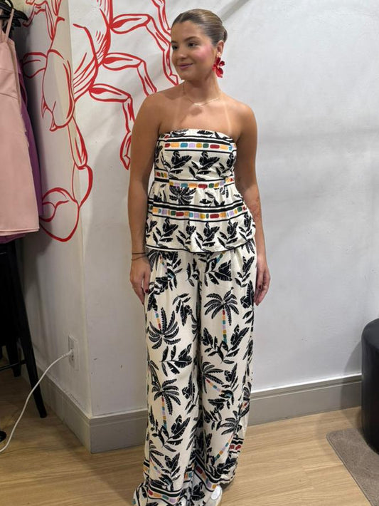 Conjunto Estampado Estilo Boho