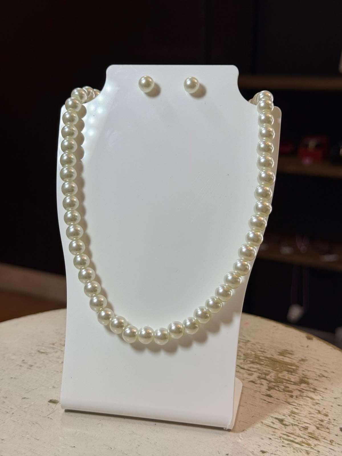 Conjunto Colar e Brinco Pérola