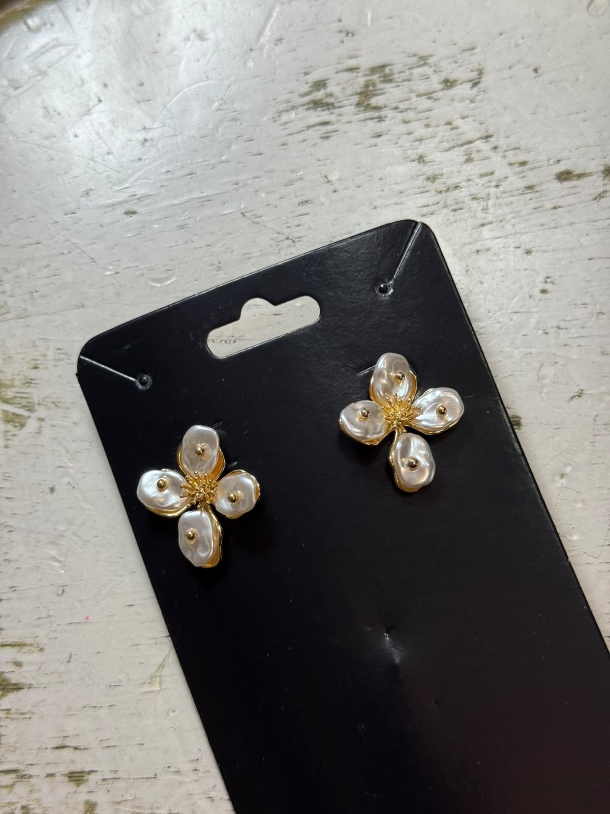 Brinco Flor de Pérola