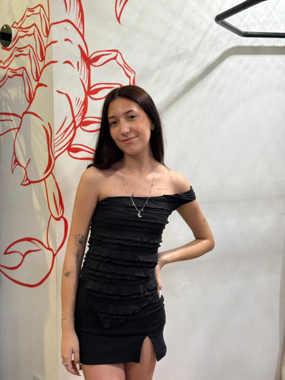 Top Ombro Só com Babados