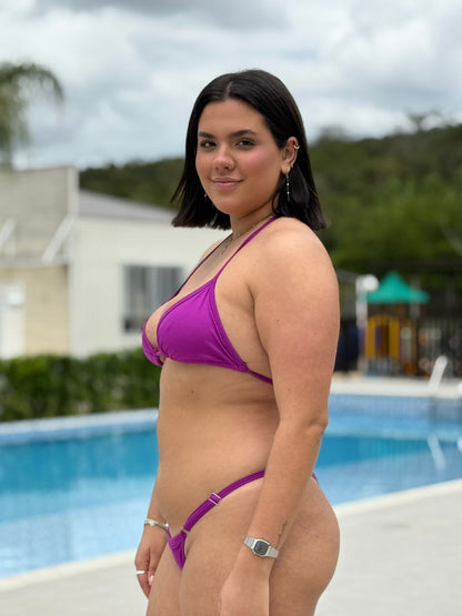 Biquíni Cortininha Fúcsia
