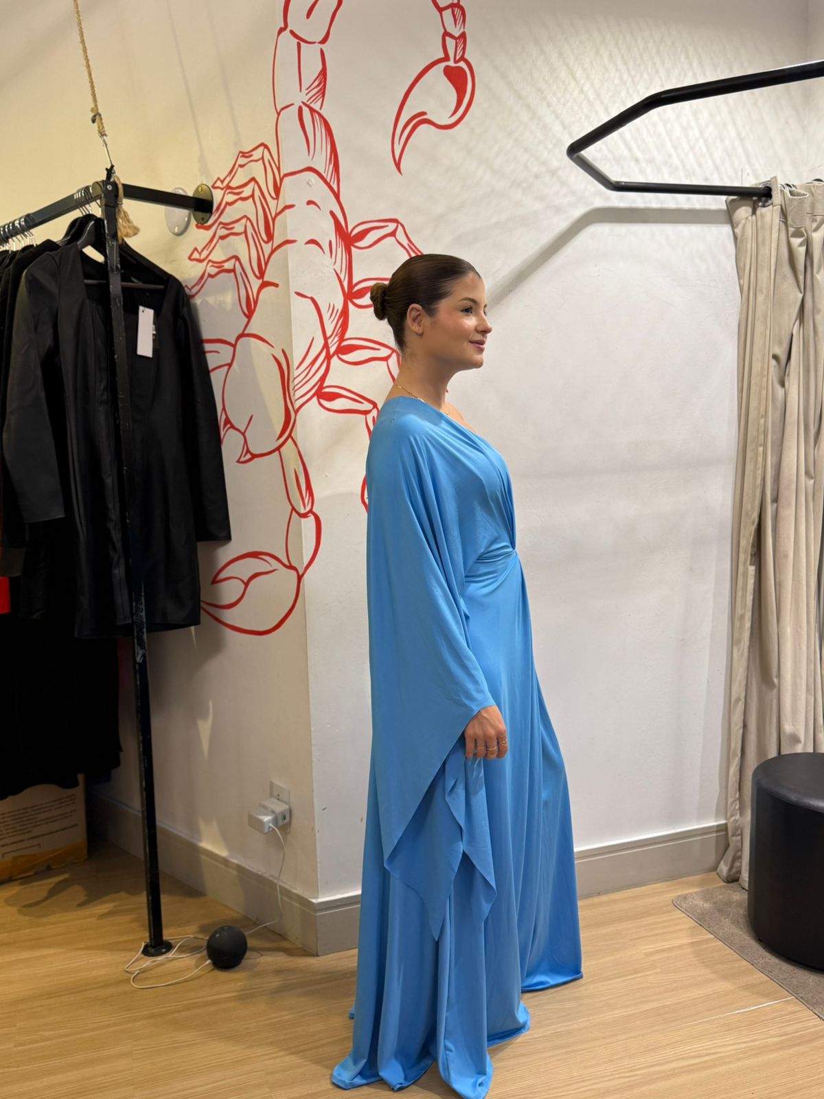 Vestido Longo Um Ombro Só