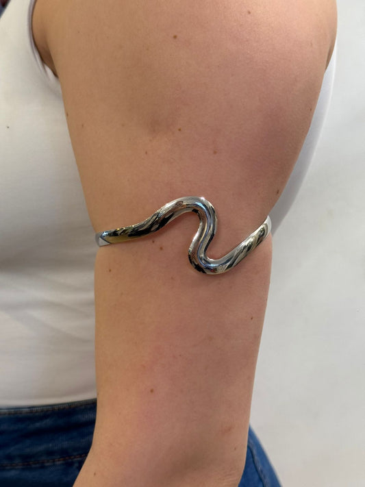 Bracelete prata onda