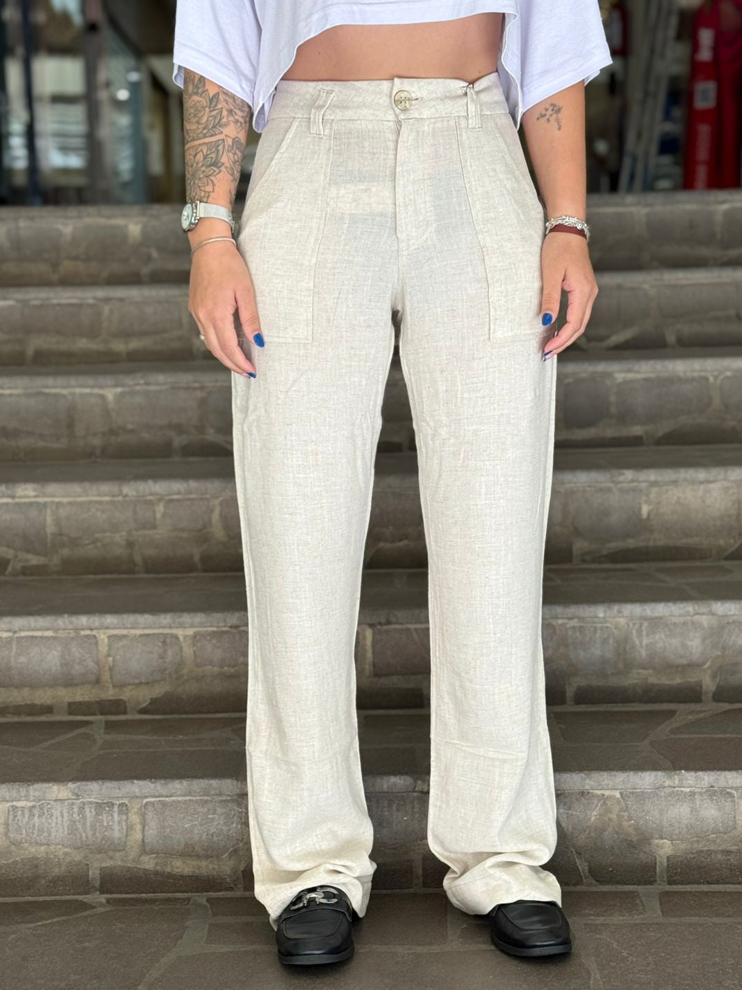 Calça de Alfaiataria Linho